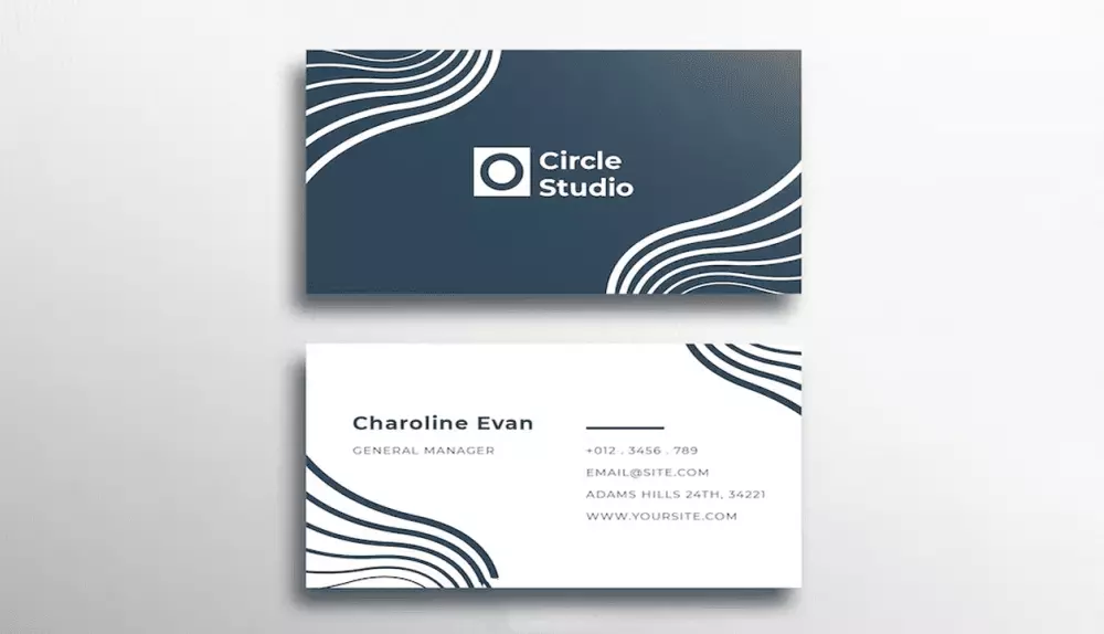 تصميم كارت شخصي مميز و مبتكر