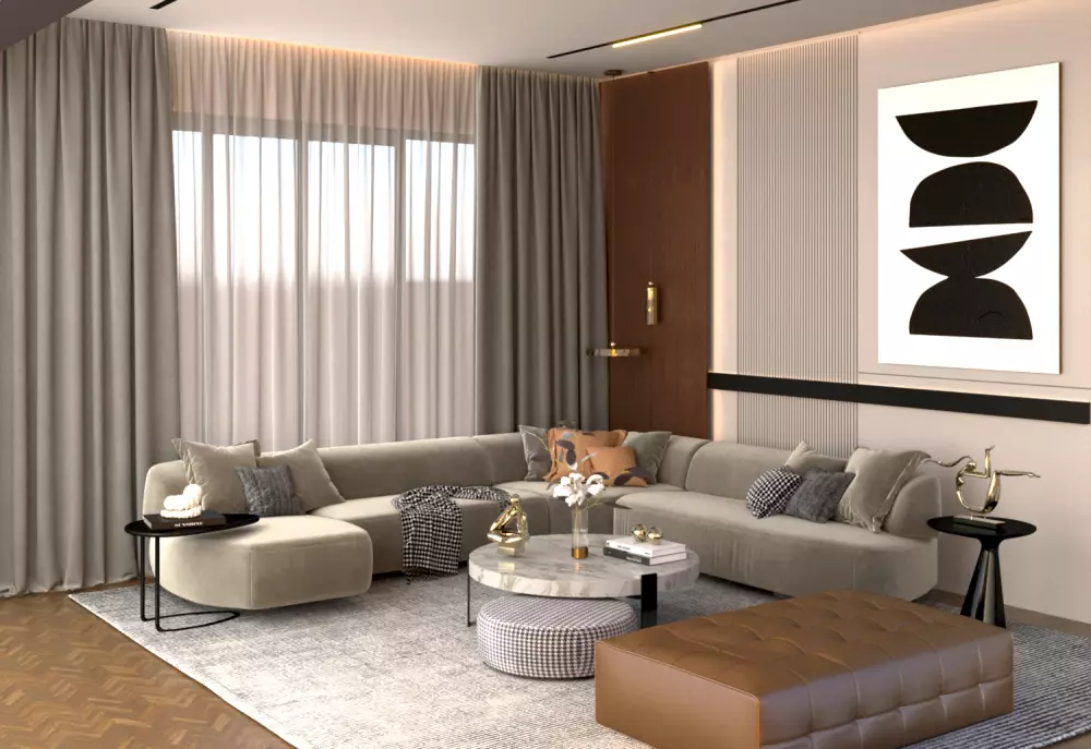 تصميم داخلي 3d لاي فراغ باعلي جودة و خلال وقت قصير