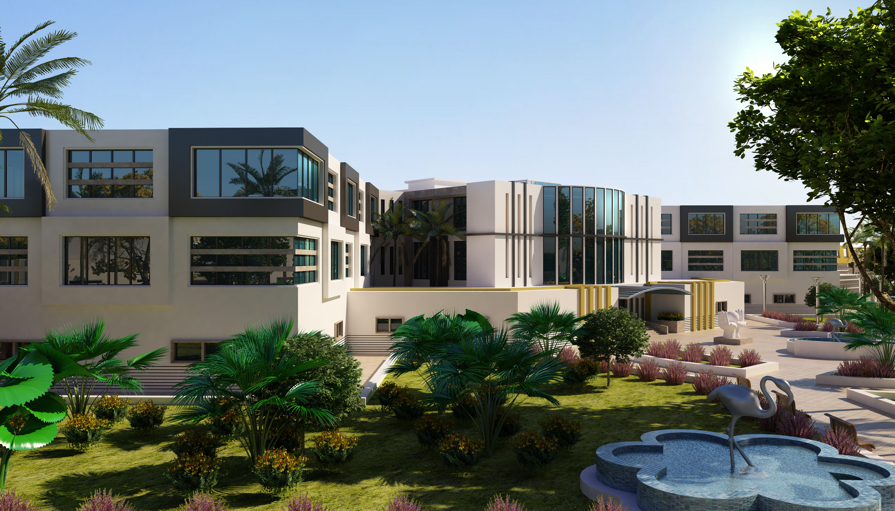 تصميم واجهات خارجية ل مباني و فيلات و مطاعم و محلات