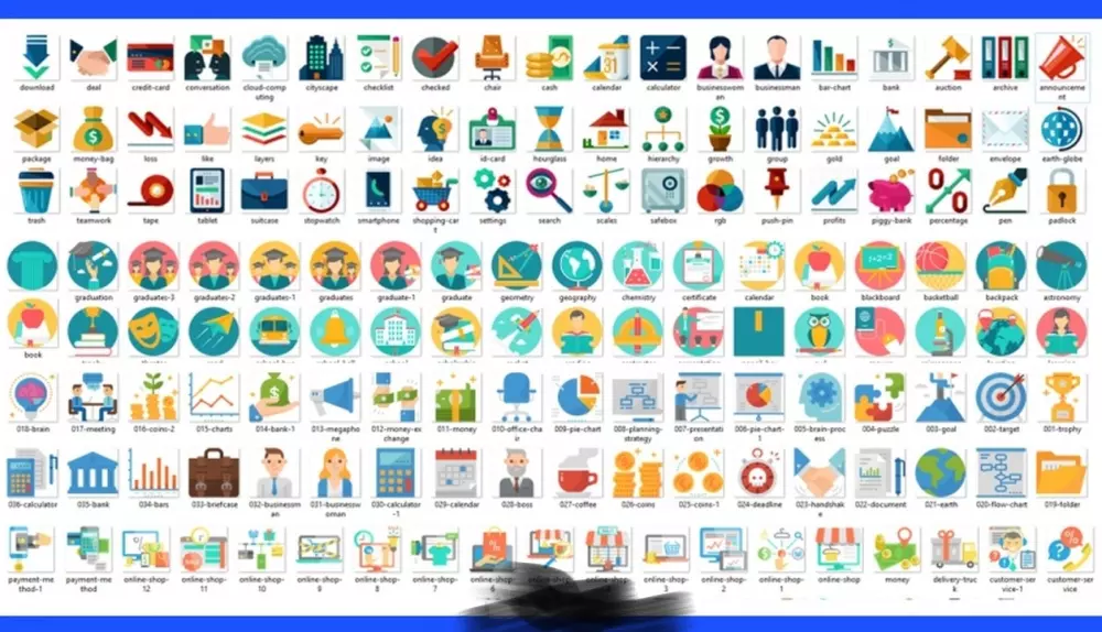 14,500 الف شكل مكتبة graphic بصيغة, PNG, Victor, PSD , Ai