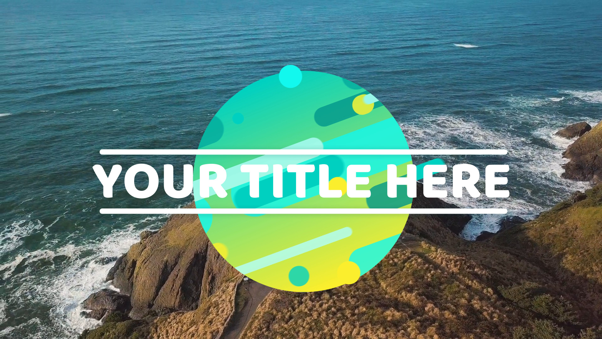 اضافة عناوين انيميشن انتقالية في الفيديو