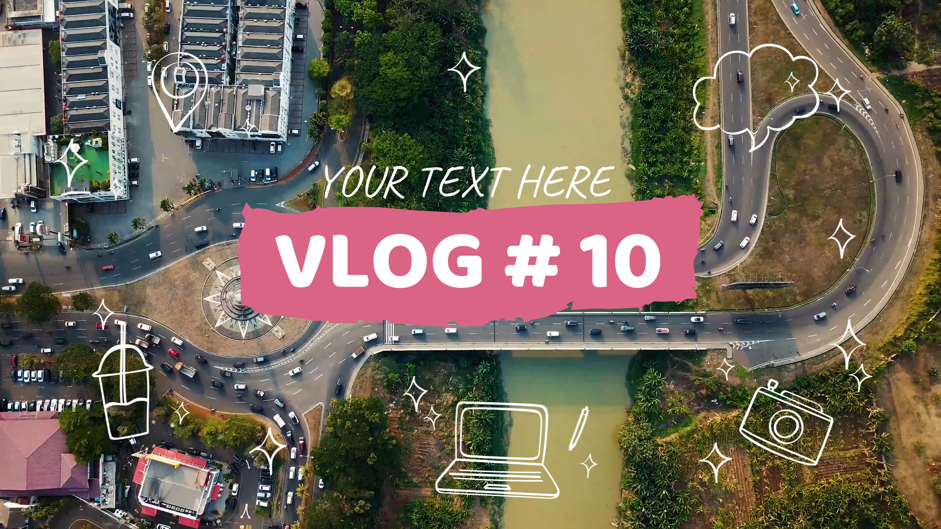 اضافة عناوين انيميشن انتقالية في الفيديو