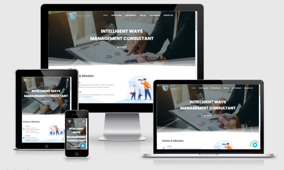 تصميم موقع الكتروني one page