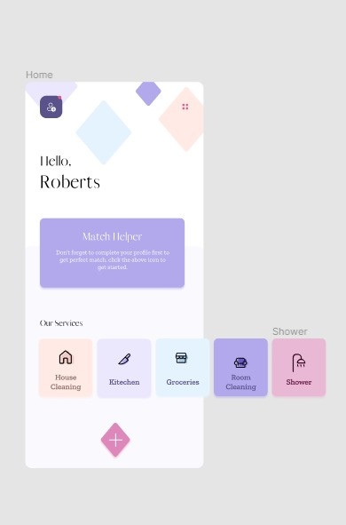 تصميم واجهة لتطبيق الموبايل 5$