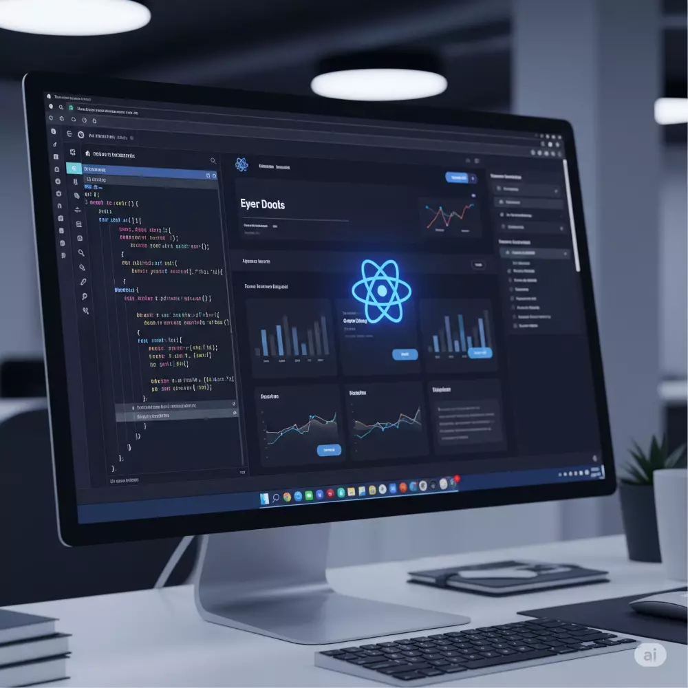 تصميم وتطوير مكونات React.js متجاوبة