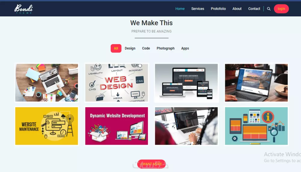صفحة هبوط Landing Page Using Html5,Css3 and Bootstrap
