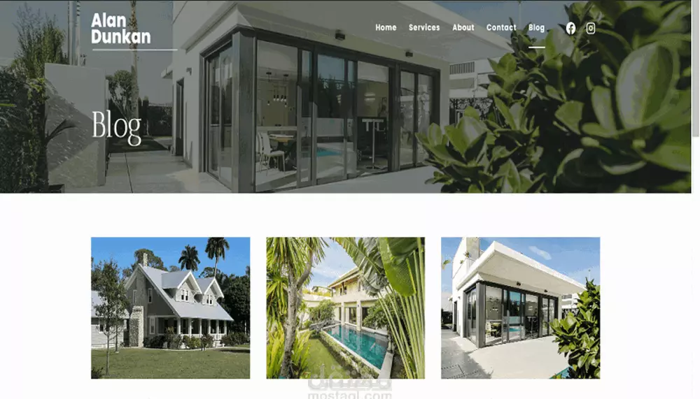 صفحة هبوط Landing Page Using Html5,Css3 and Bootstrap