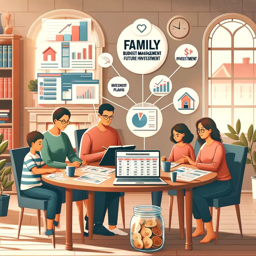 إدارة ميزانية أسرة ووضع خطة مالية استثمارية مستقبلية