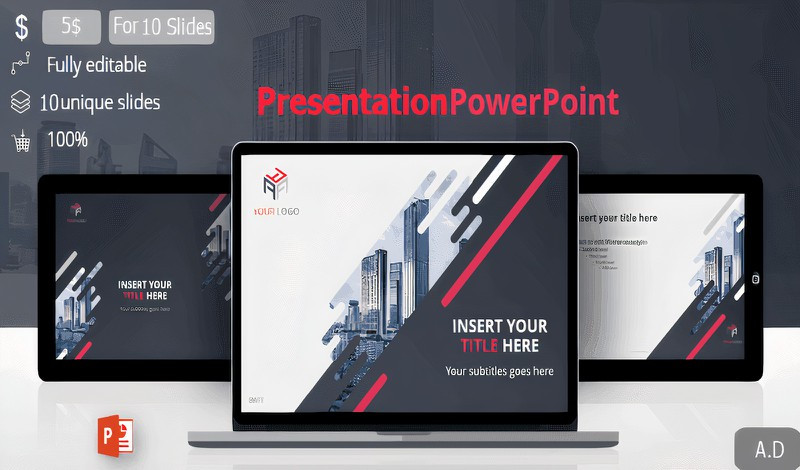 تصميم عرض تقديمي PowerPoint Presentation احترافي بجودة عالية
