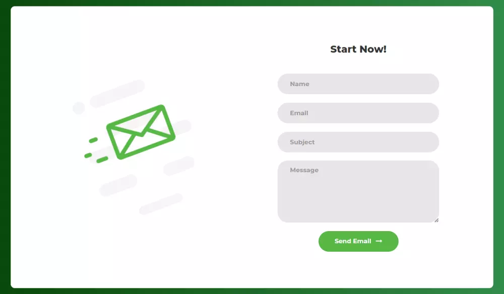 تصميم صفحة اتصل بنا (Contact-US) باستخدام HTML-CSS- JS-PHP