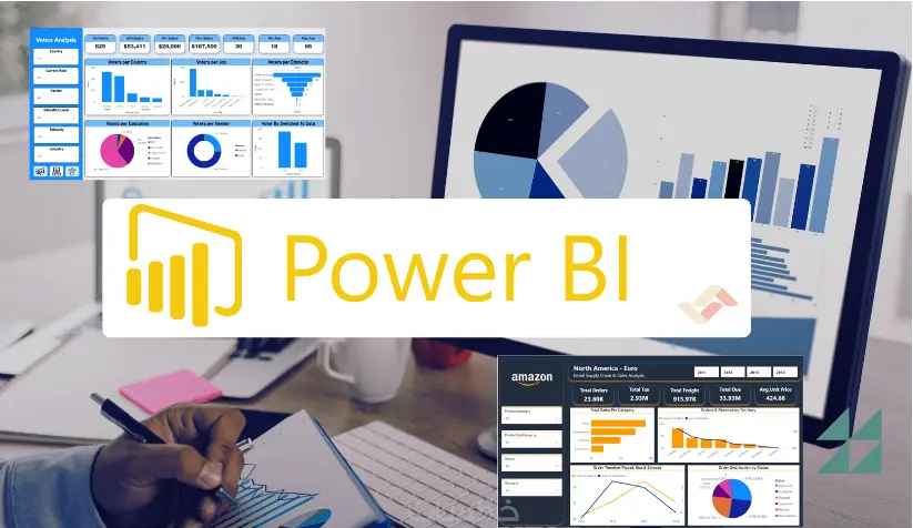 تصميم داشبورد Dashboard تفاعلي و احترافي على برنامج Power BI