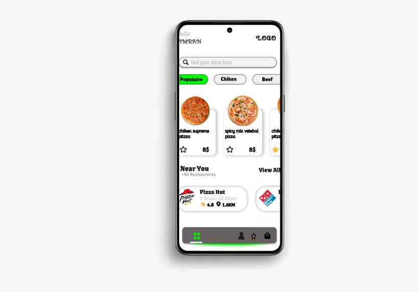 تصميم واجهة تطبيق ui