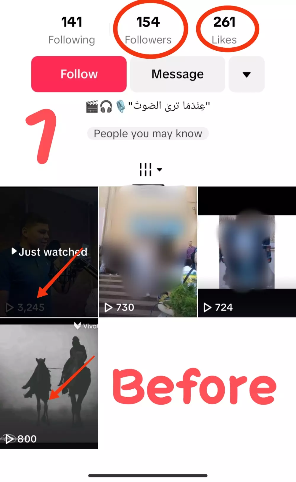 زيادة مشاهدات ومتابعين تيكتوك حقيقيين بصورة شخصيه