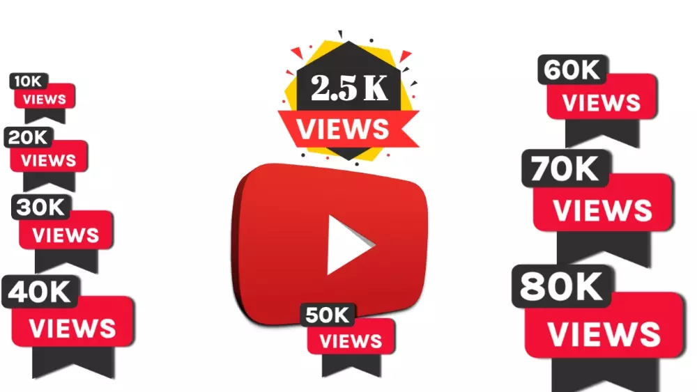 مشاهدات يوتيوب بضمان