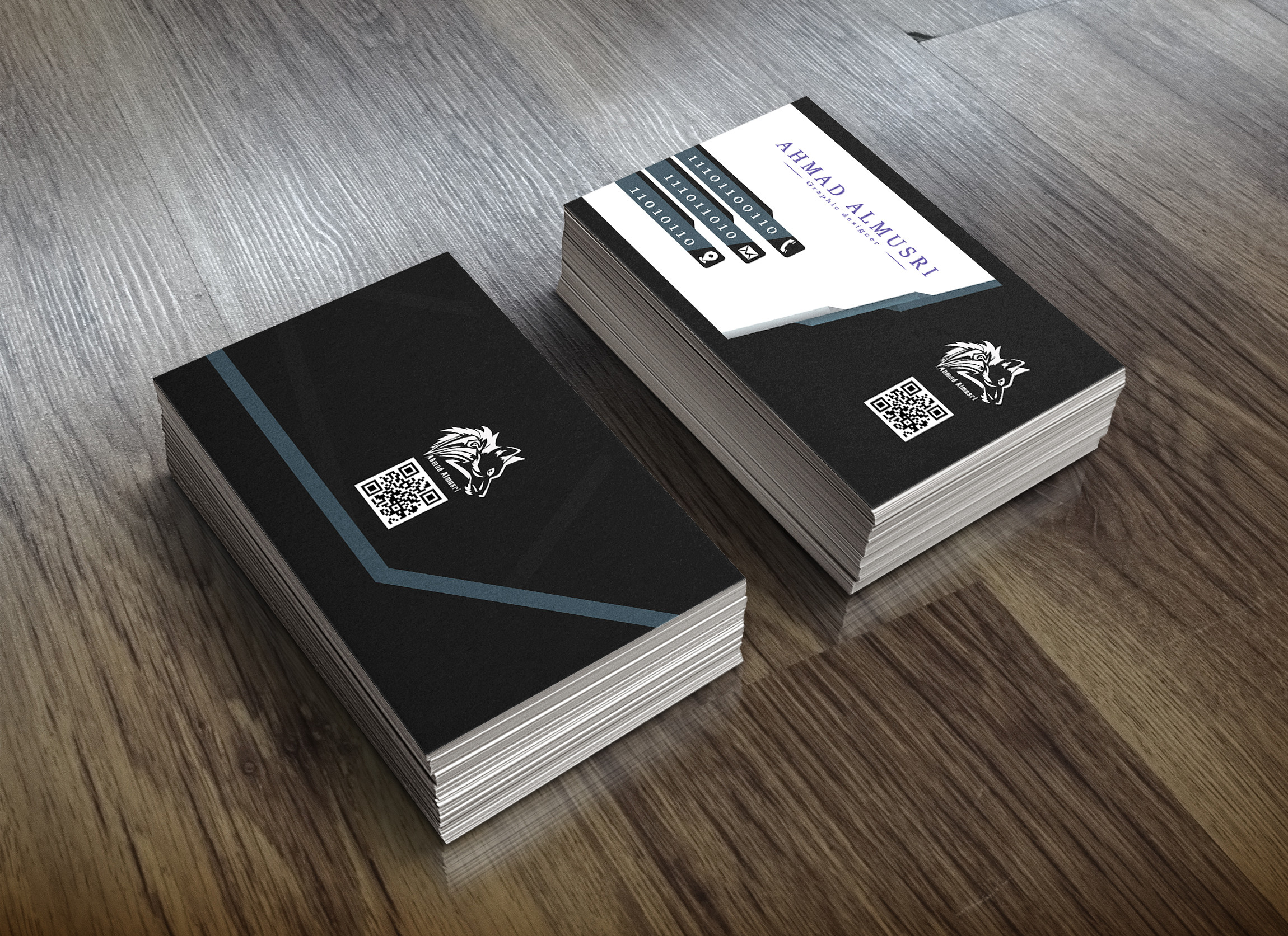 تصميم بزنس كارد&بطاقة اعمال احترافية