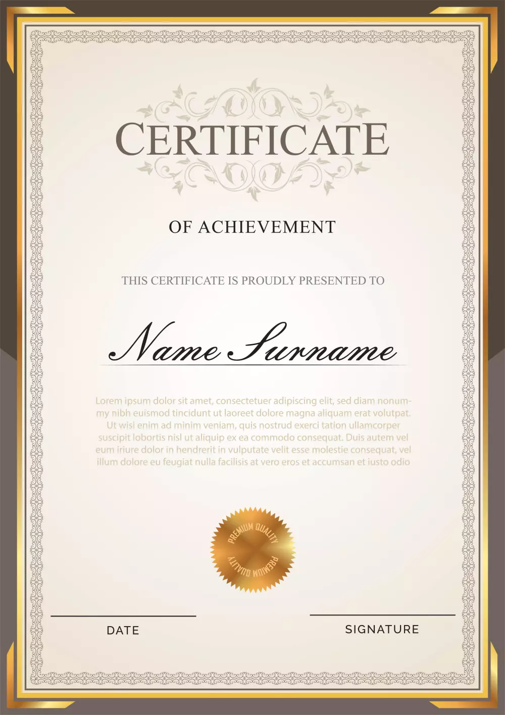 تصميم شهادات شكر وتقدير باحترافية عالية