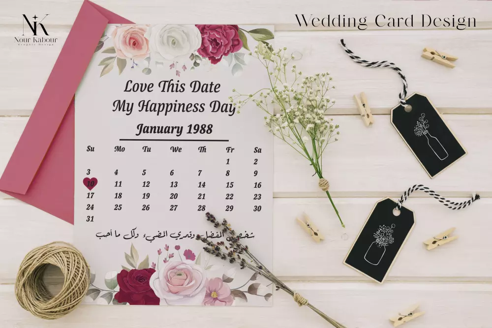 تصميم دعوات زواج الكترونية