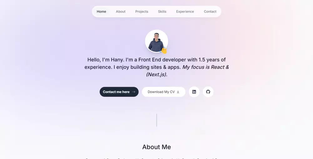 تصميم وبرمجة موقع شخصي مصمم خصيصًا لك بإستخدام Next.js and Tailwind
