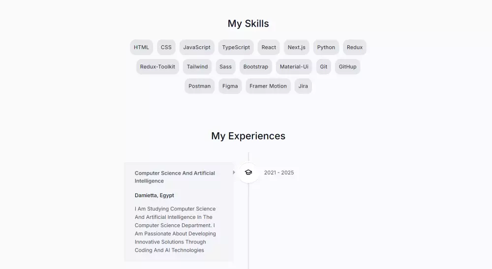 تصميم وبرمجة موقع شخصي مصمم خصيصًا لك بإستخدام Next.js and Tailwind