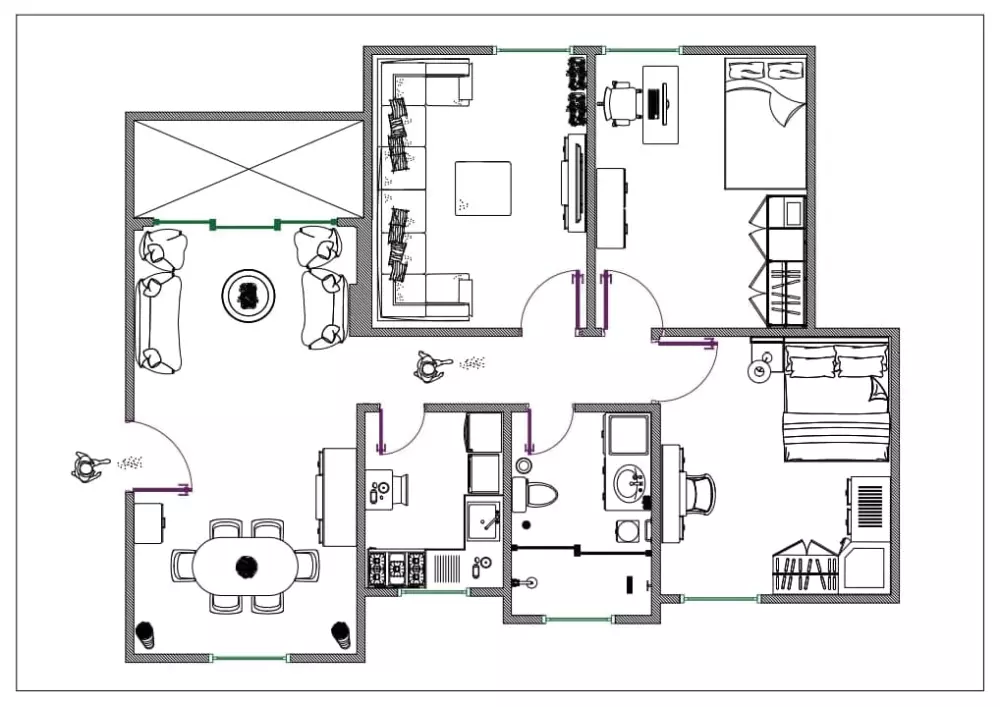 عمل مخططات معمارية وانشائية
