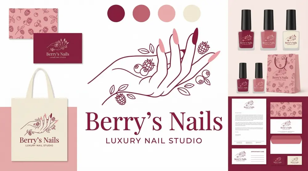 هصمملك براند كامل لمشروعك البيوتي بشكل جذاب وعصري