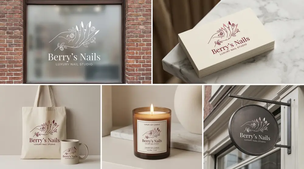 هصمملك براند كامل لمشروعك البيوتي بشكل جذاب وعصري