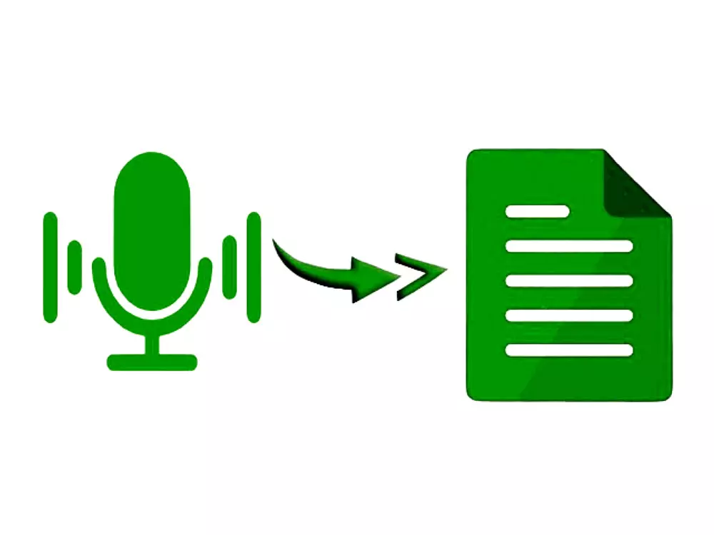 التفريغ الصوتي إلي نص مكتوب بشكل سليم ودقيق