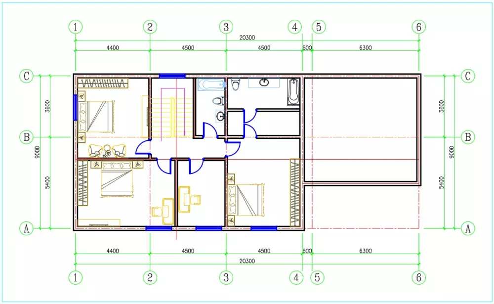 رسم مخططات أوتوكاد 2d plan