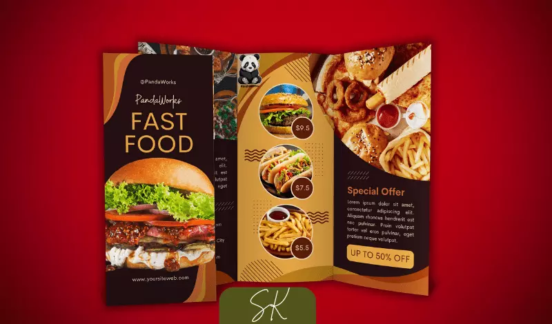منيو Menu مطاعم أو كوفى شوب جاهز للطبع