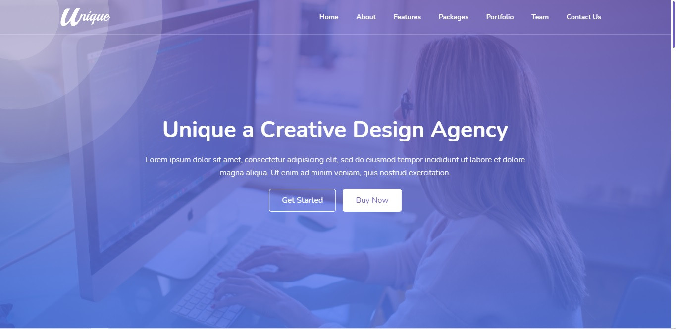 تصميم صفحه هبوط landing page