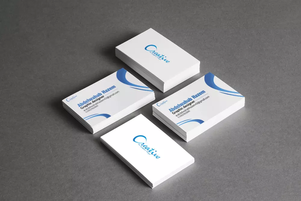 تصميم بطاقة عمل احترافية