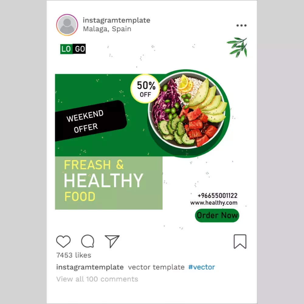 تصميم بوست انستقرام