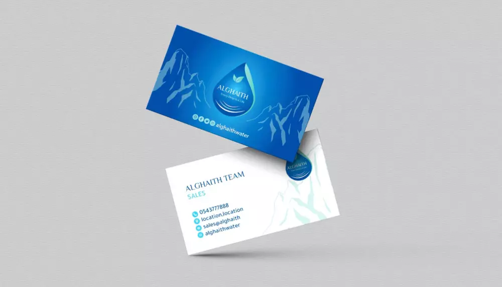 تصميم كرت شخصي و بطاقة اعمال