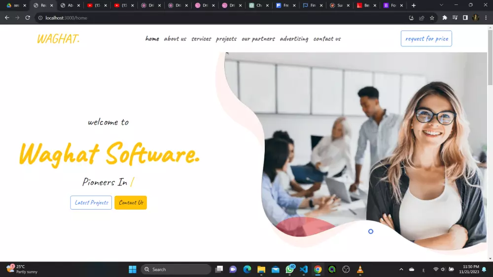 تحويل تصميم UI الي صفحه ويب