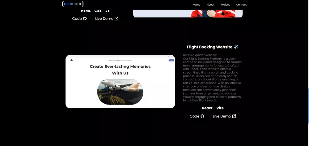 برمجة وتطوير موقع معرض اعمال شخصي HTML CSS JS