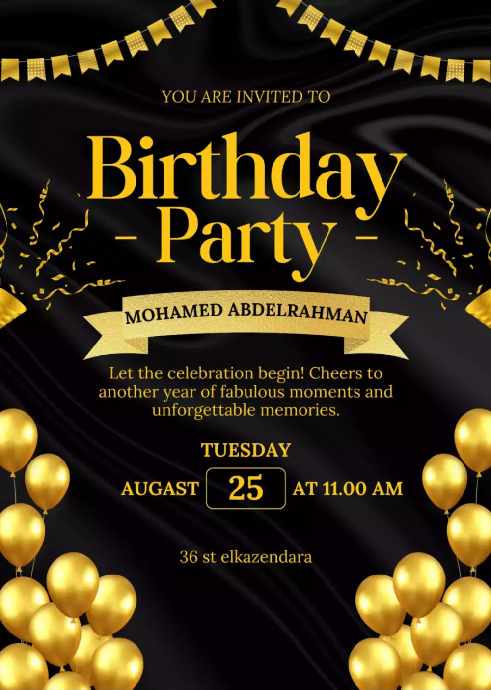 تصاميم للمناسبات الخاصه والعامه