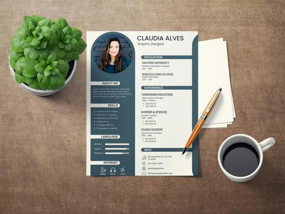 تصميم السيرة الذاتية - CV Maker