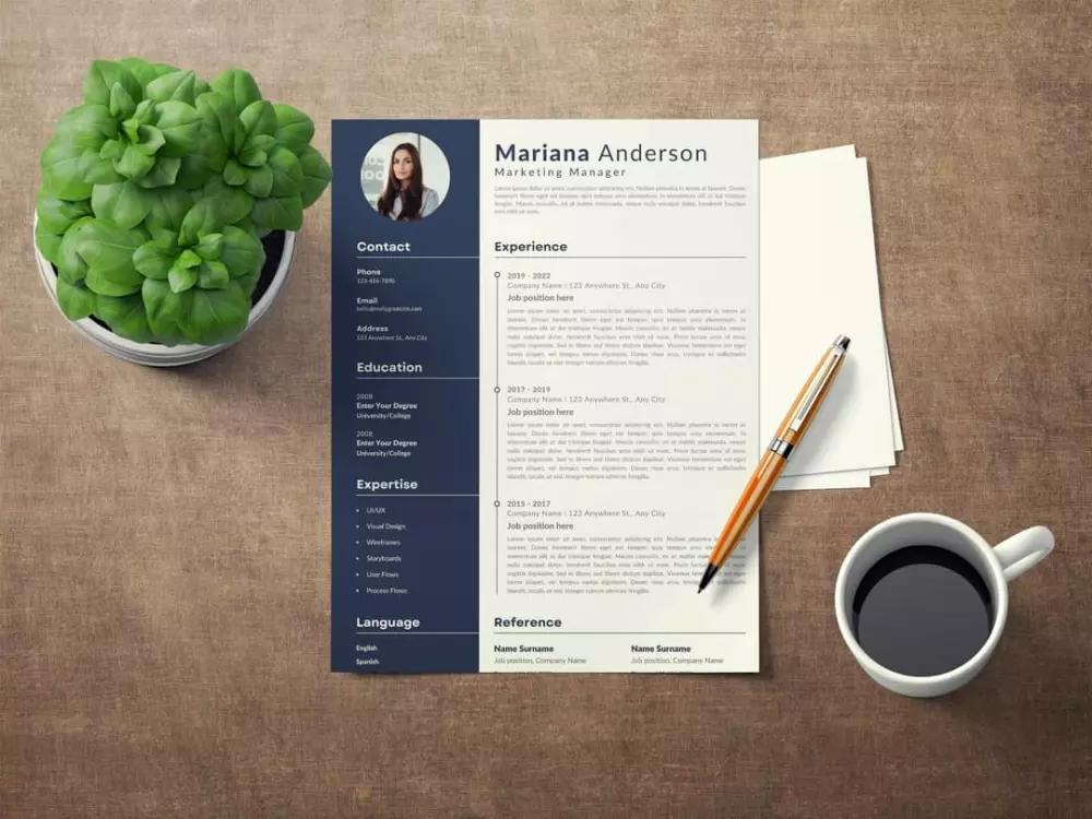 تصميم السيرة الذاتية - CV Maker