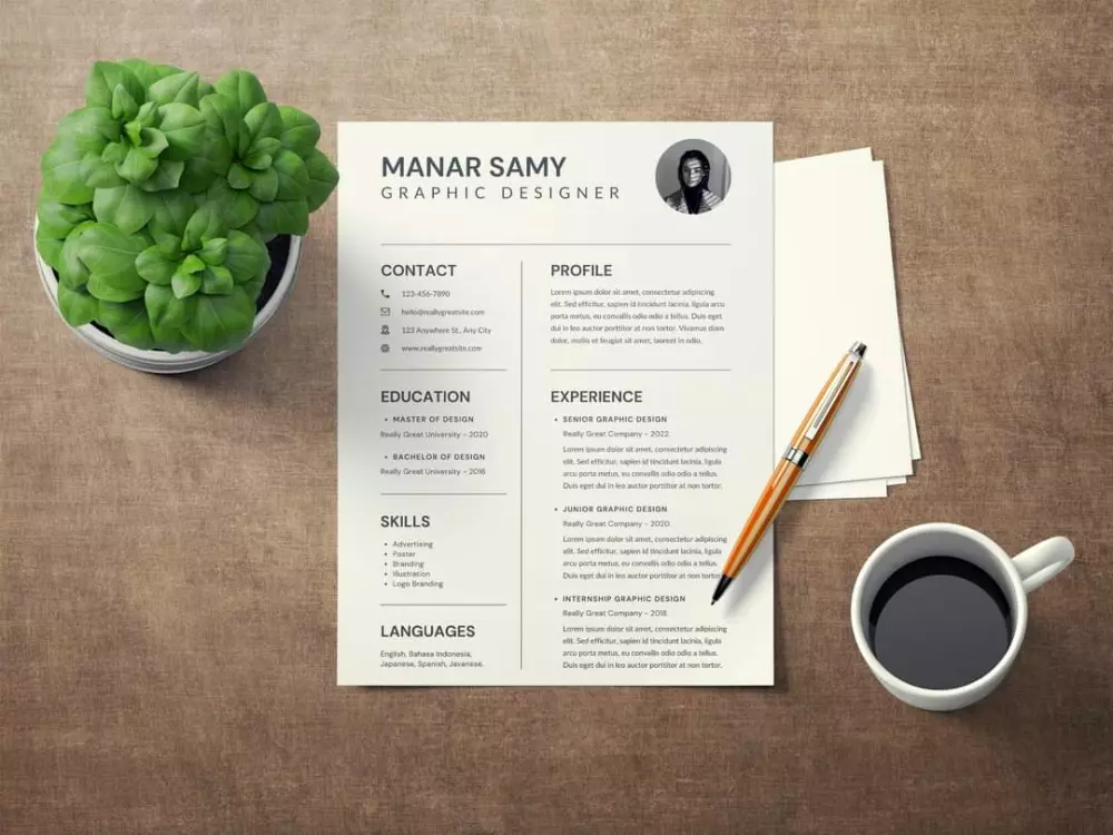 تصميم السيرة الذاتية - CV Maker