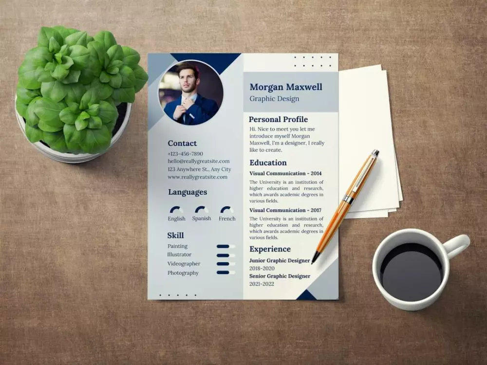 تصميم السيرة الذاتية - CV Maker