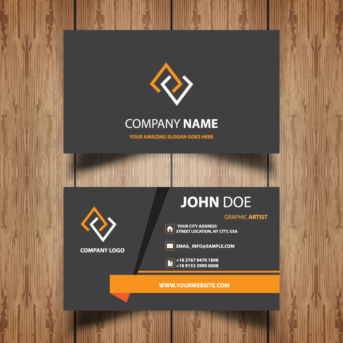 سوف نقوم بتصميم بطاقة الاعمال والهوية البصرية. BUSINESS CARD