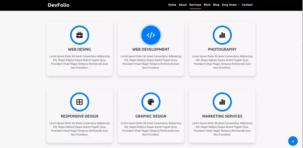 تحويل التصميم إلي صفحة ويب إحترافية متجاوبة بشكل رائع مع جميع الشاشات .
