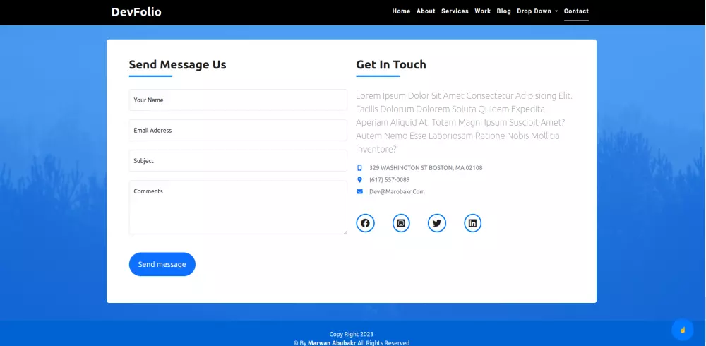 تحويل التصميم إلي صفحة ويب إحترافية متجاوبة بشكل رائع مع جميع الشاشات .
