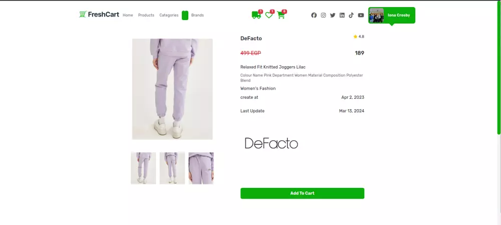 موقع ويب متكامل للتجارة الإلكترونية