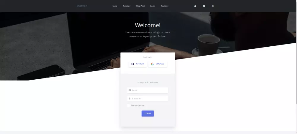 تصميم موقع إلكتروني متعدد الصفحات بستخدام Angular
