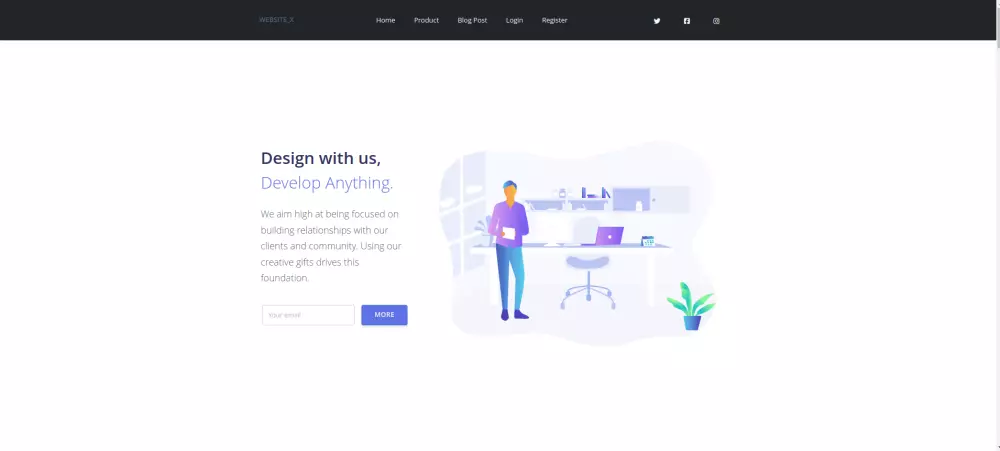 تصميم موقع إلكتروني متعدد الصفحات بستخدام Angular