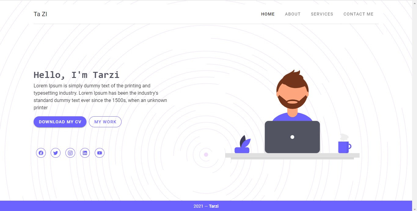 سوف اقوم بتحويل موقع الخاص بك من adobe xd الى html css js تحت اطار العمل VUEJS