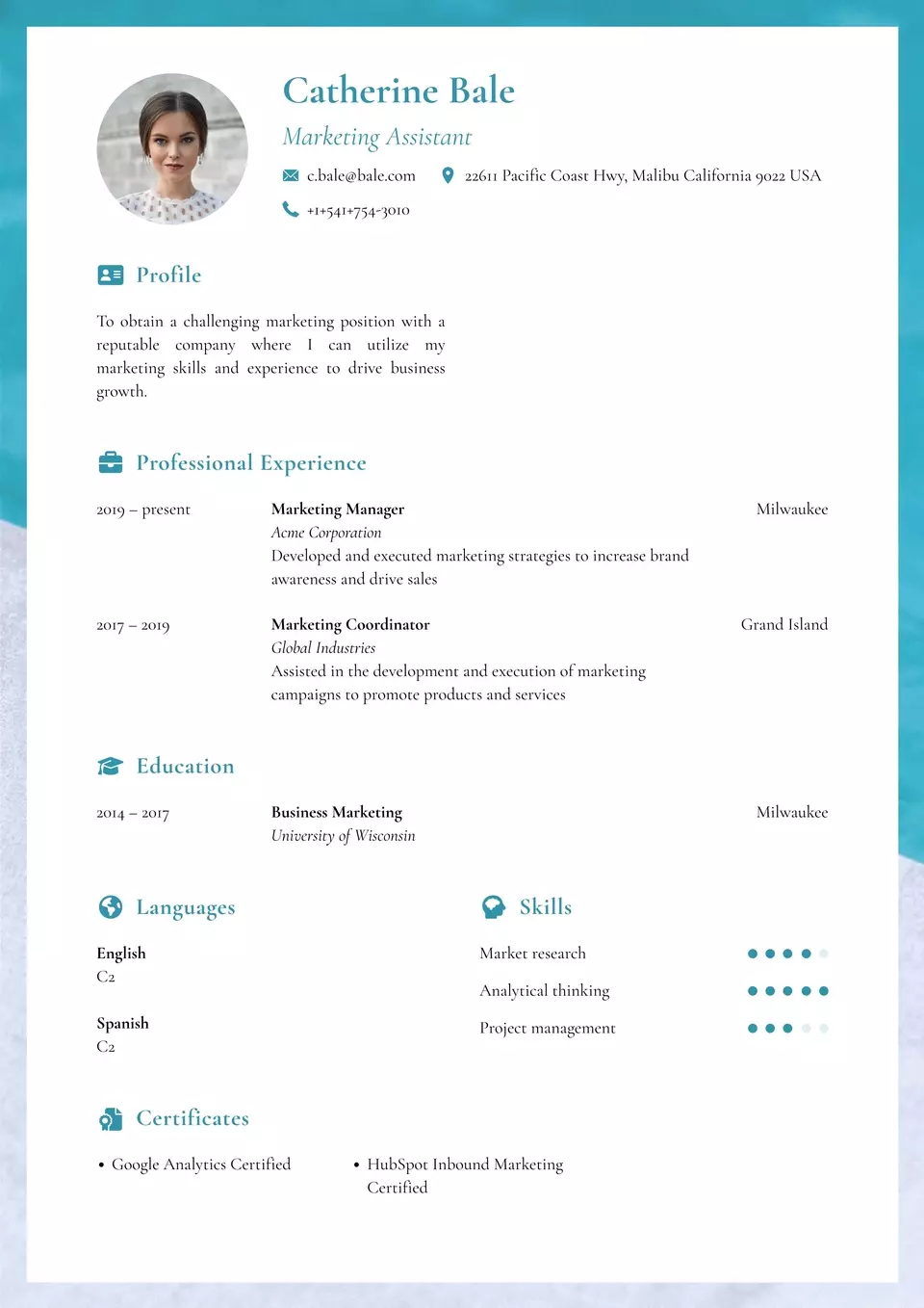 تصميم سيرة ذاتية CV بشكل احترافي وجذاب  واضافة روابط فعالة خاصه بك