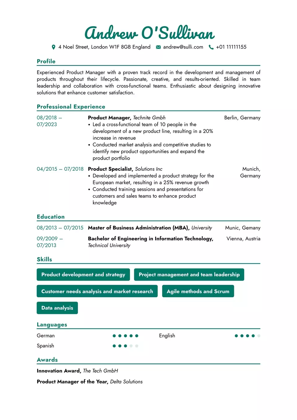 تصميم سيرة ذاتية CV بشكل احترافي وجذاب  واضافة روابط فعالة خاصه بك