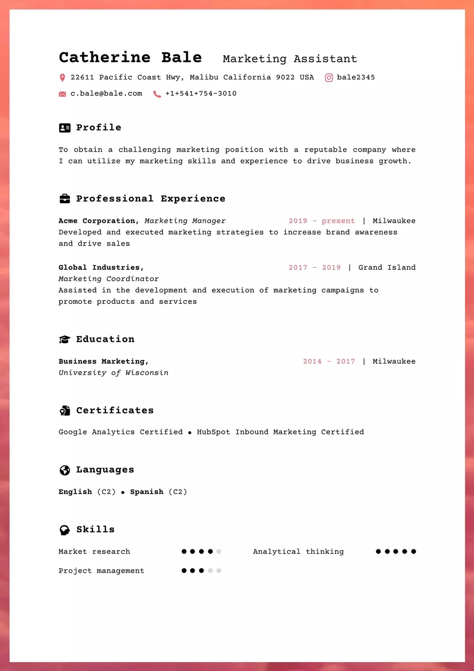 تصميم سيرة ذاتية CV بشكل احترافي وجذاب  واضافة روابط فعالة خاصه بك